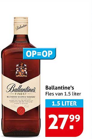 Ballantine's Fles van 1.5 liter