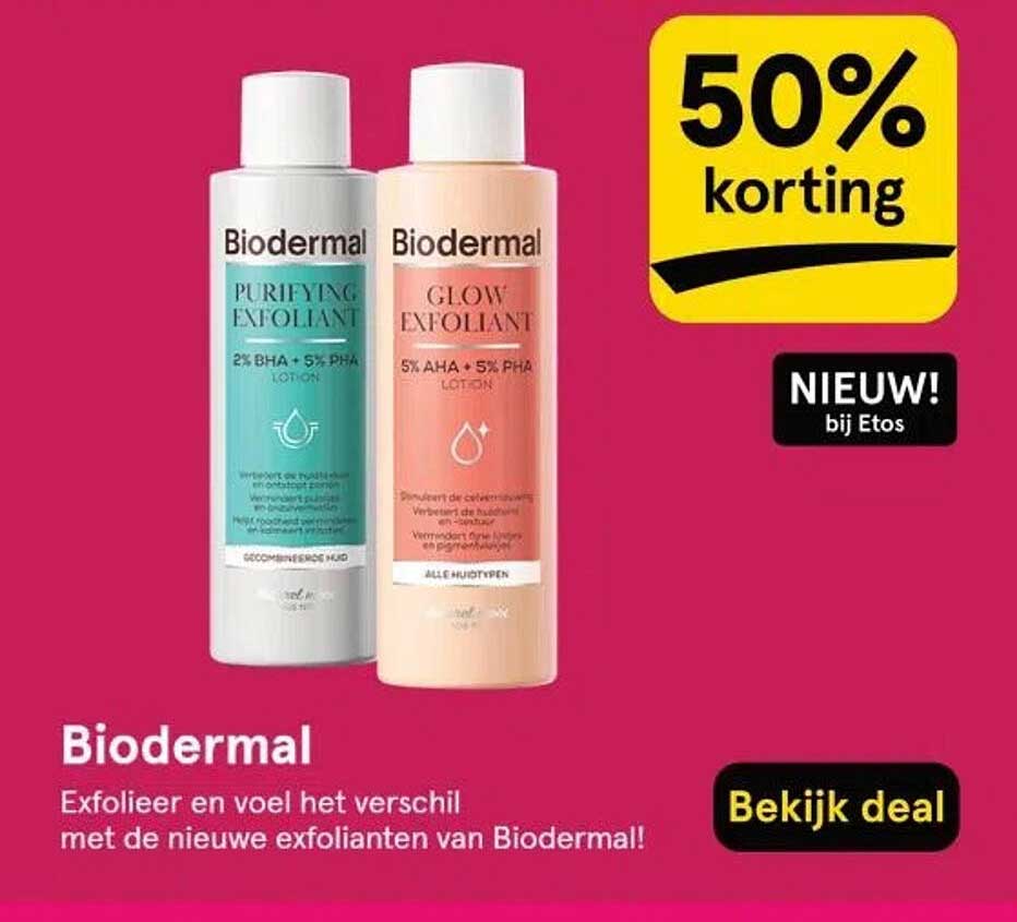 Biodermal Exfoliant - 50% korting