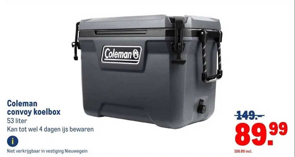Coleman convoy koelbox 53 liter