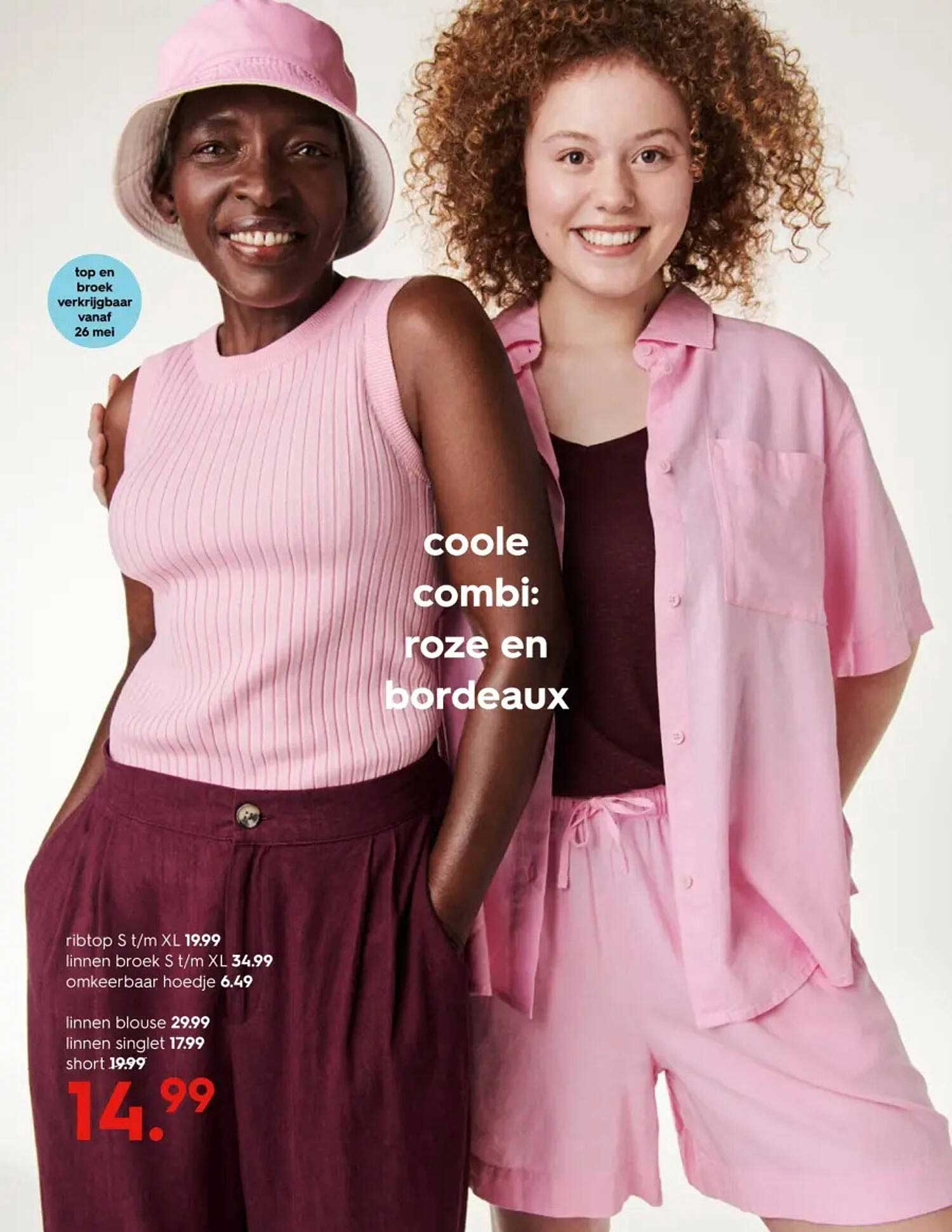 coole combi: roze en bordeaux