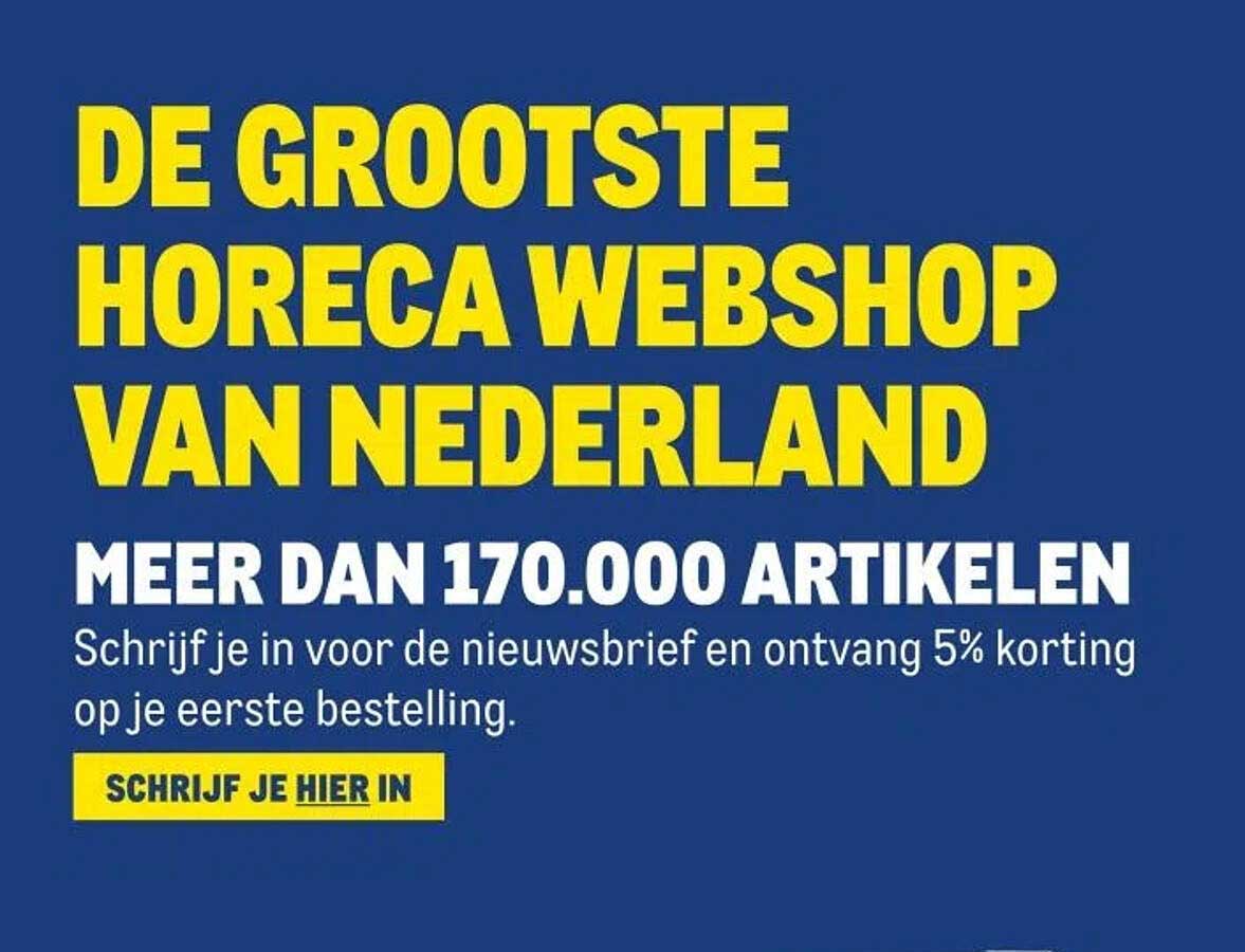 De grootste horeca webshop van Nederland