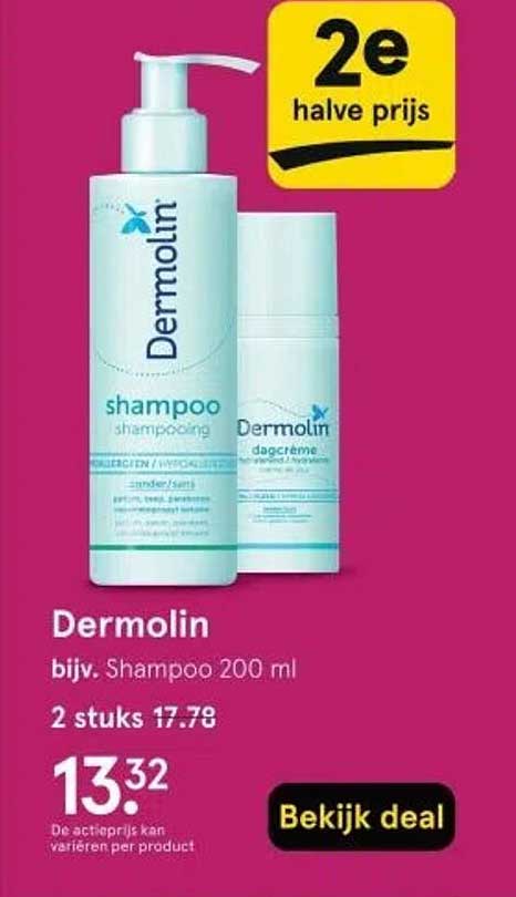 Dermolin bijv. Shampoo 200 ml