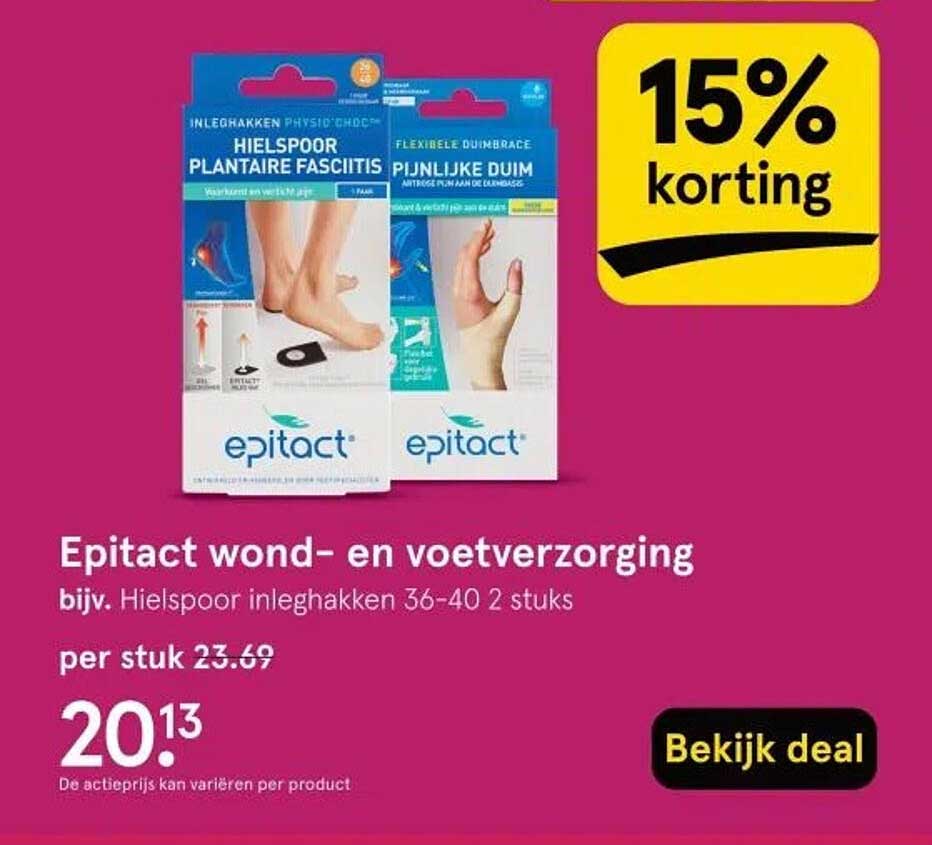 Epitact wond- en voetverzorging