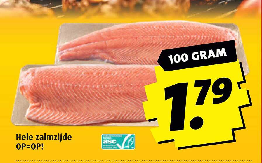 Hele zalmzijde OP=OP!