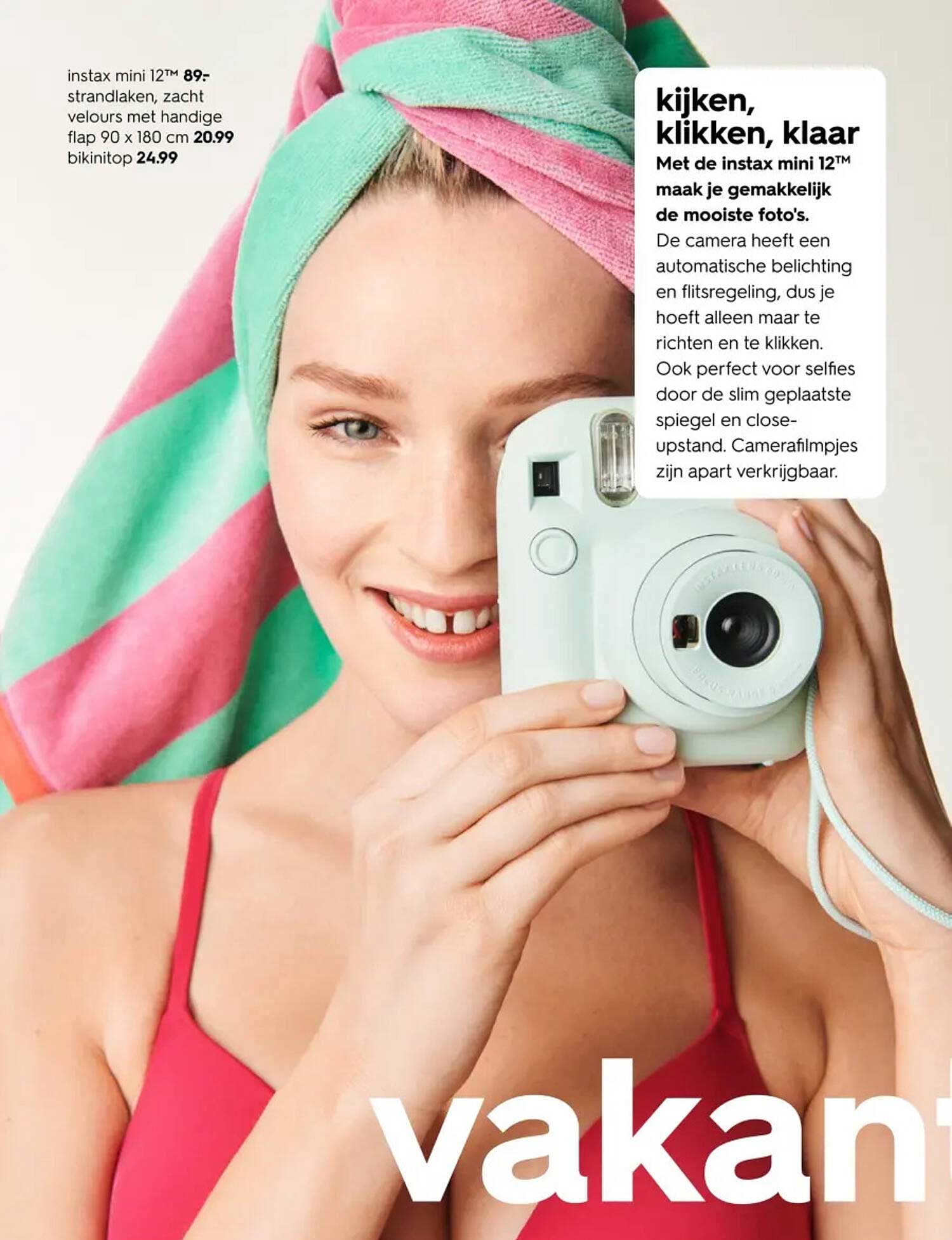 instax mini 12™-strandlaken