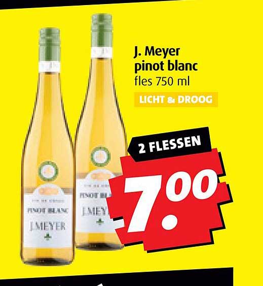J. Meyer pinot blanc fles 750 ml