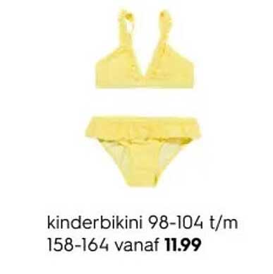 kinderbikini 98-104 t/m 158-164 vanaf 11.99