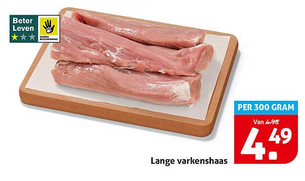 Lange varkenshaas