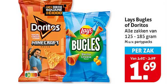 Lays Bugles of Doritos