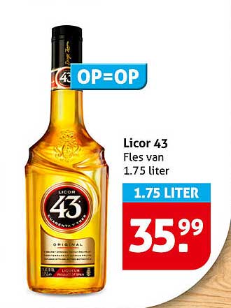 Licor 43 Fles van 1.75 liter