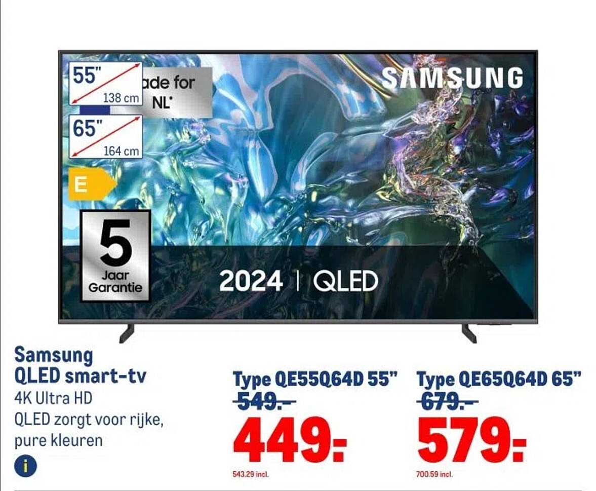 Samsung QLED smart-tv 4K Ultra HD