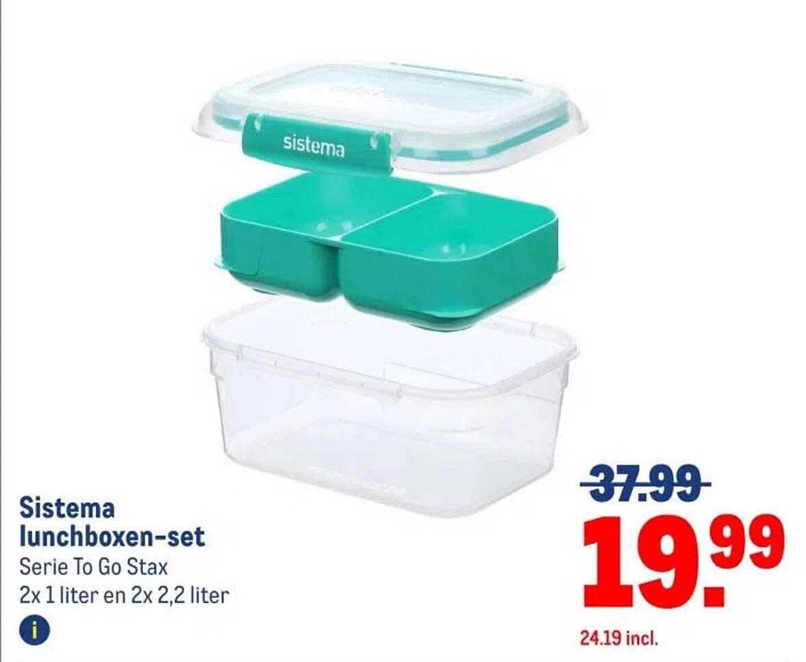 Sistema lunchboxen-set Serie To Go Stax