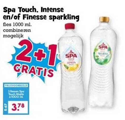 Spa Touch, Intense en/of Finesse sparkling