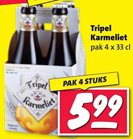 Tripel Karmeliet pak 4 x 33 cl