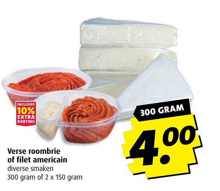 Verse roombrie of filet americain