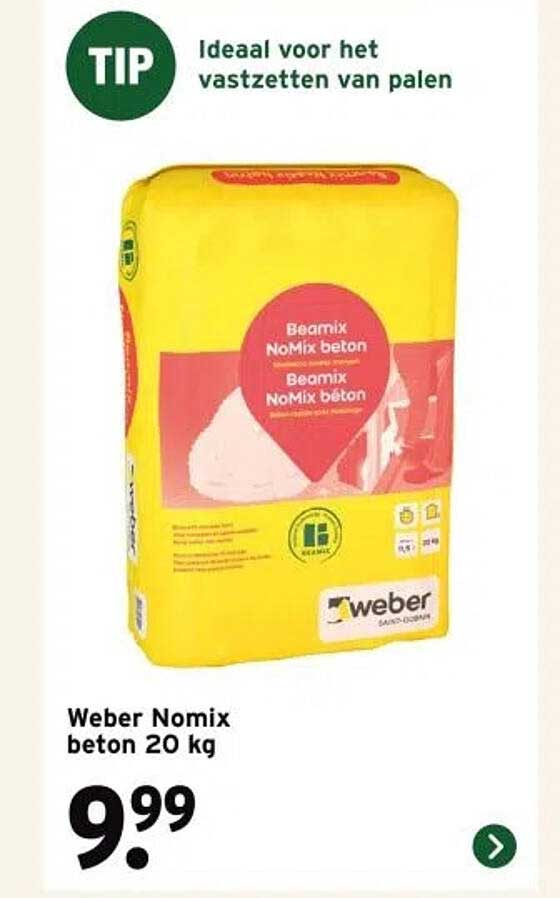 Weber Nomix beton 20 kg