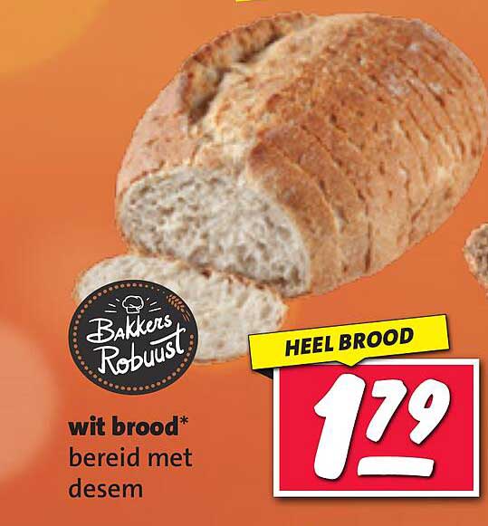 wit brood* bereid met desem