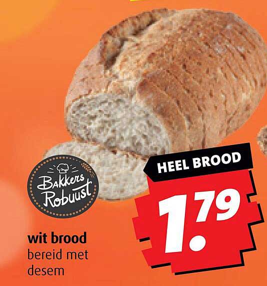 wit brood bereid met desem