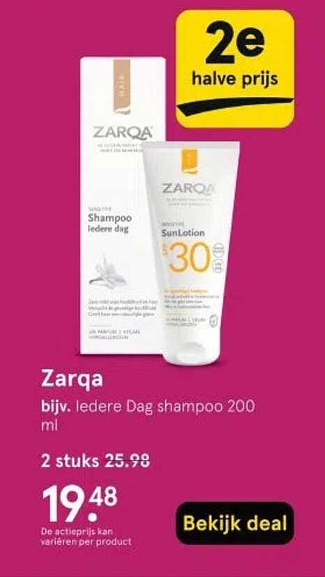 Zarqa bijv. Iedere Dag shampoo 200 ml