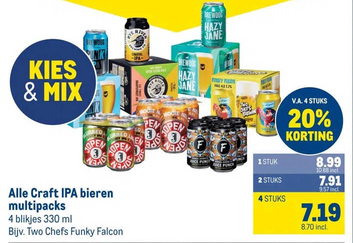 Alle Craft IPA bieren multipacks