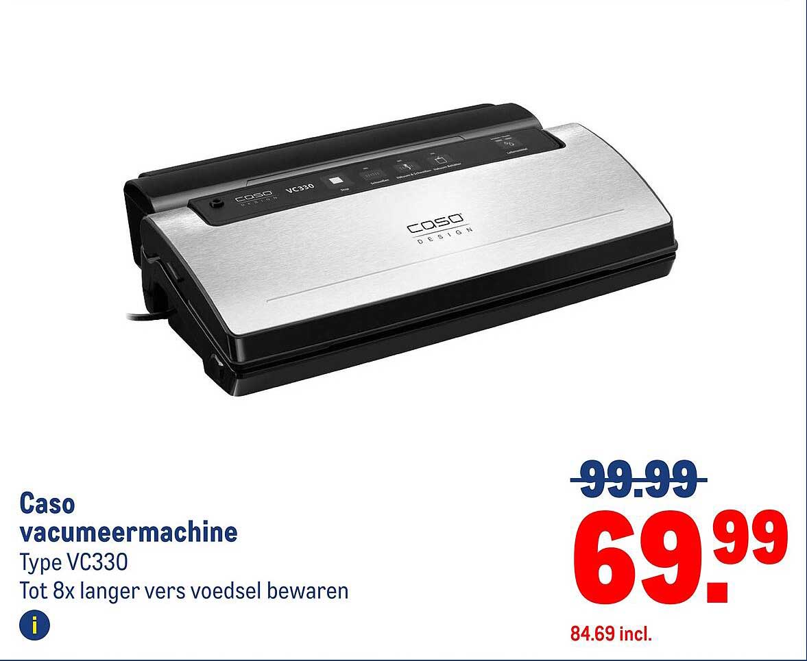 Caso vacumeermachine Type VC330