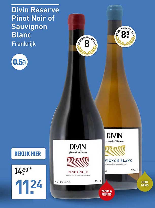 Divin Reserve Pinot Noir of Sauvignon Blanc