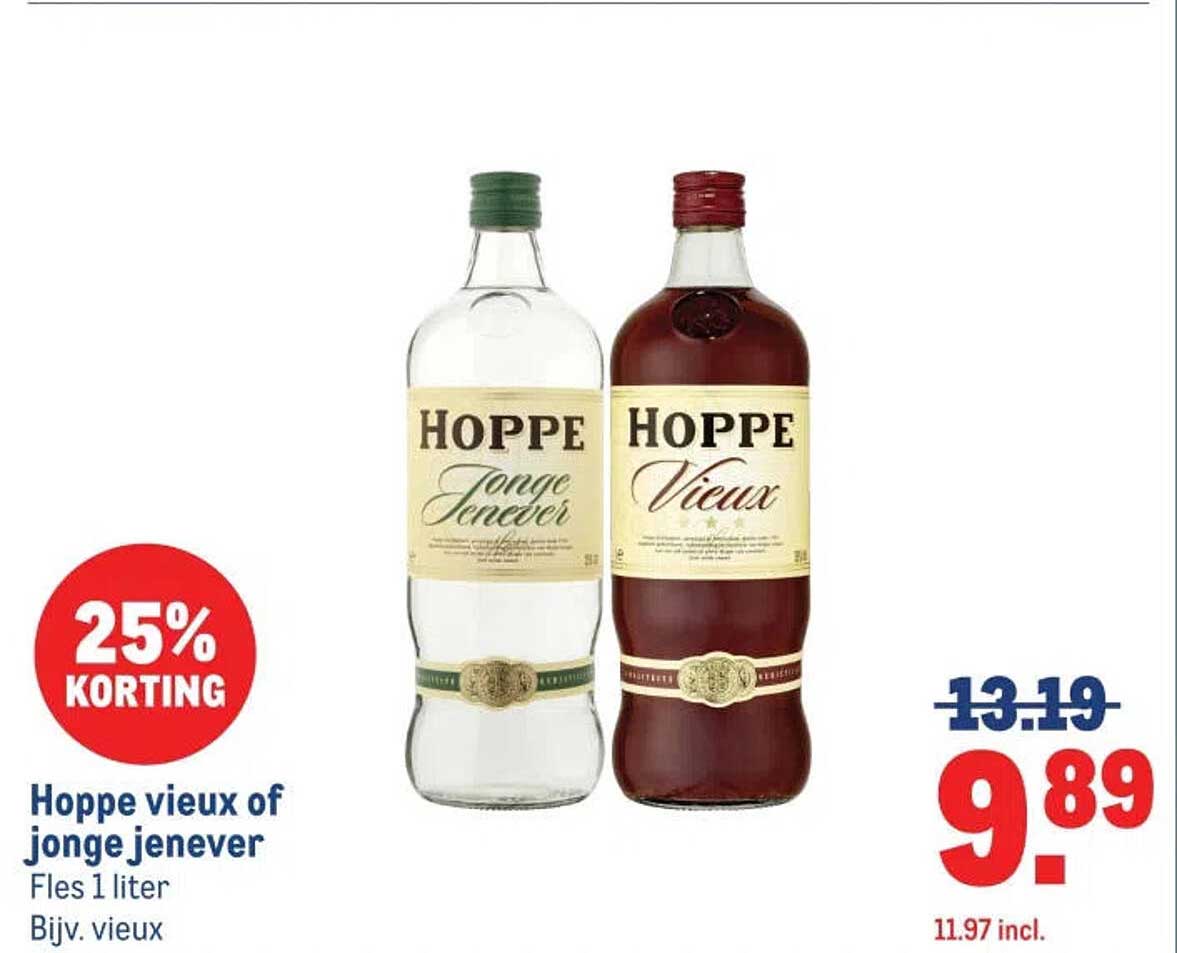 Hoppe vieux of jonge jenever