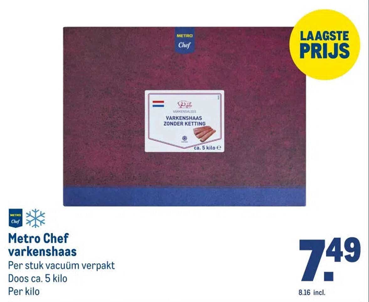Metro Chef varkenshaas