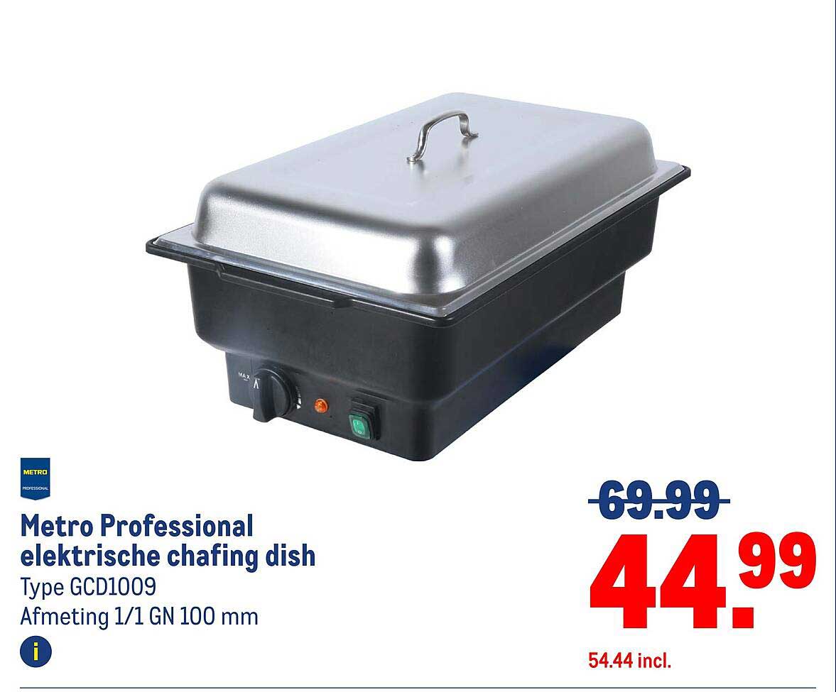 Metro Professional elektrische chafing dish