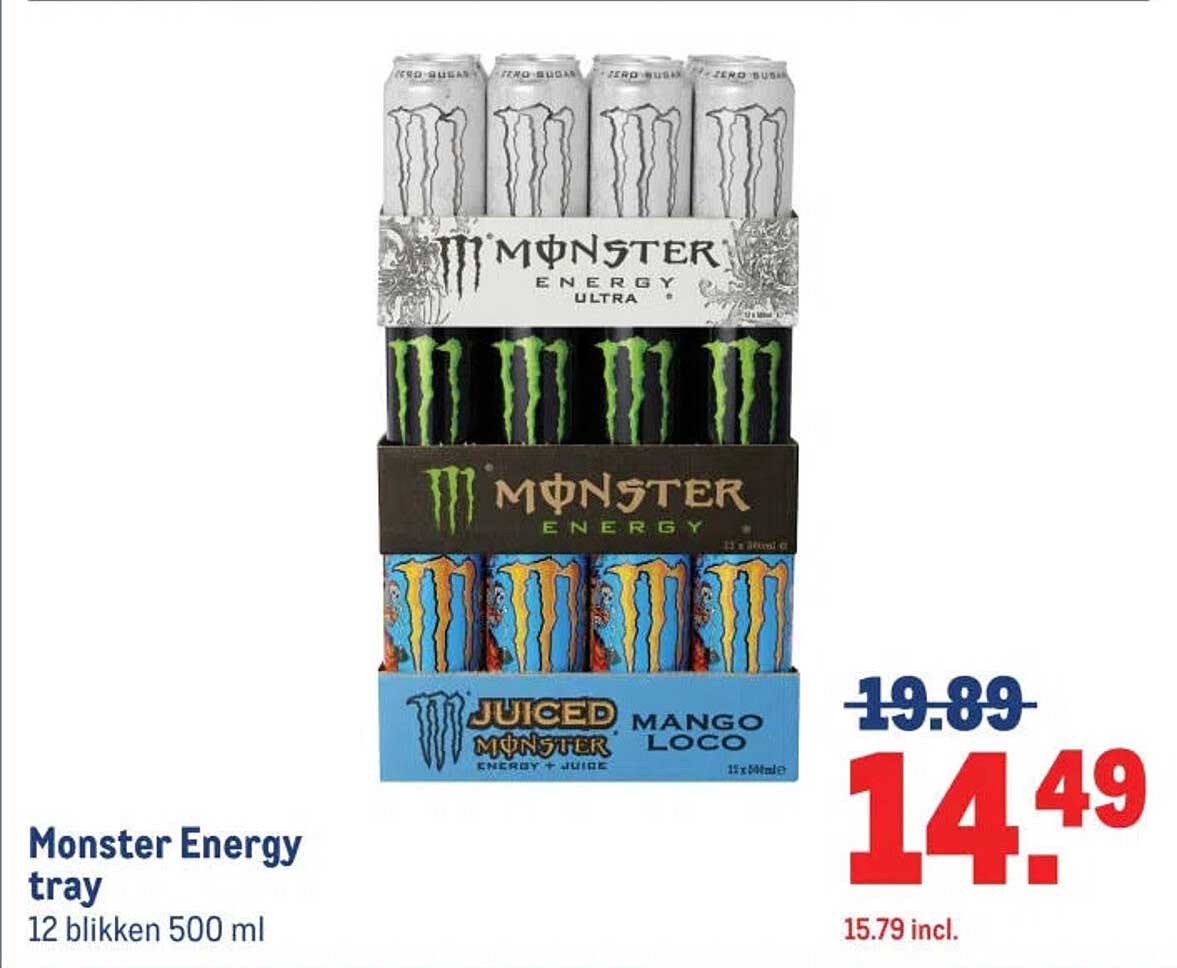 Monster Energy tray