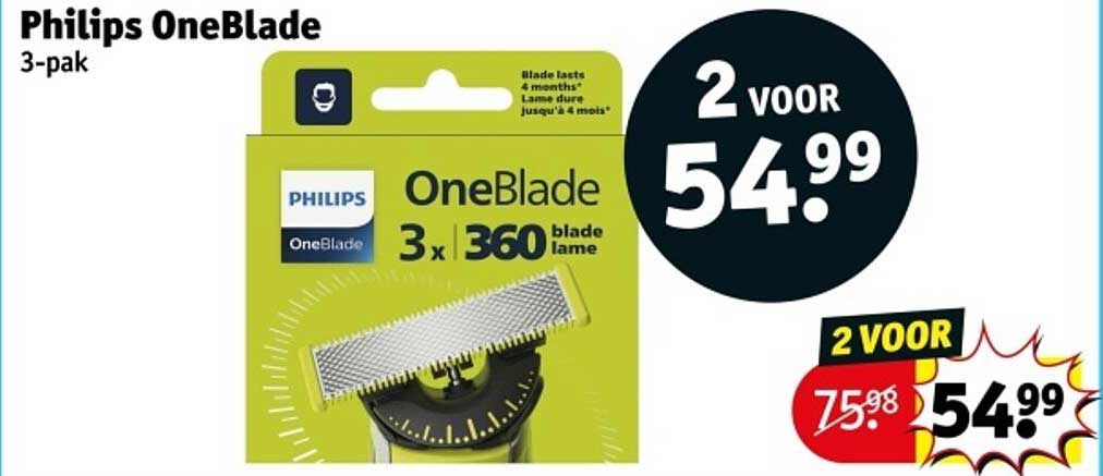 Philips OneBlade 3-pak
