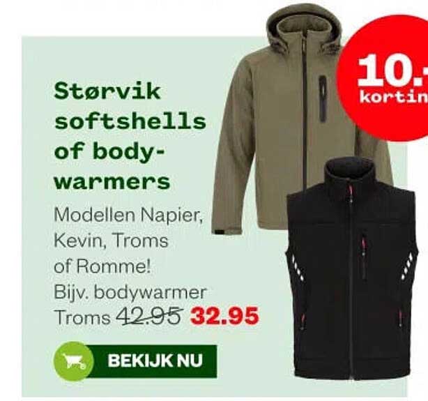 Størvik softshells of body-warmers
