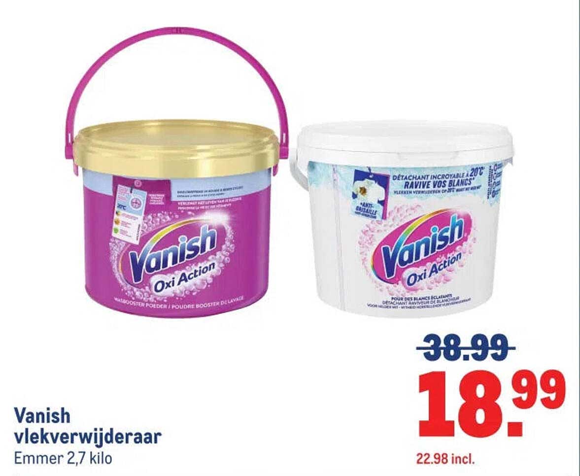 Vanish vlekverwijderaar Emmer 2,7 kilo