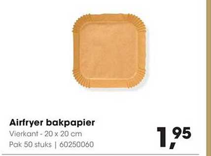 Airfryer bakpapier