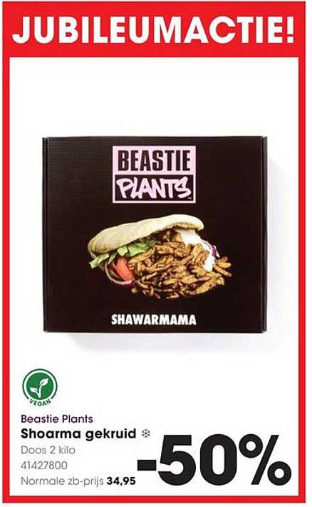 Beastie Plants Shoarma gekruid
