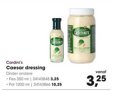 Cardini's Caesar dressing