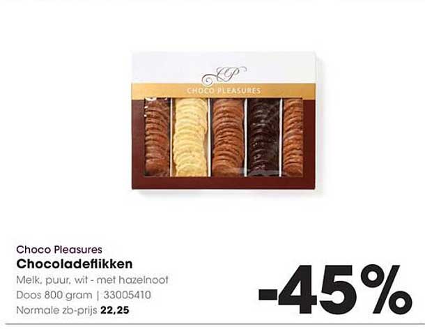 Choco Pleasures Chocoladeflikken
