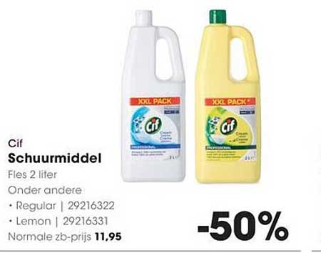 Cif Schuurmiddel Fles 2 liter