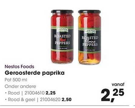 Geroosterde paprika