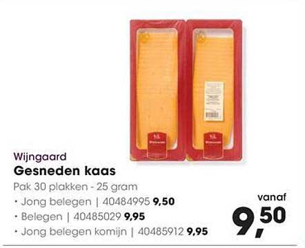 Gesneden kaas
