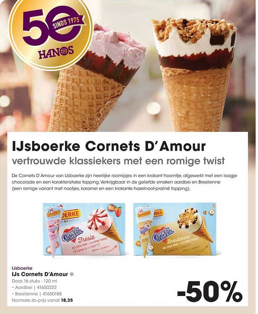 IJsboerke Cornets D'Amour