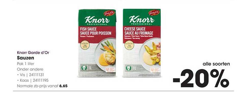 Knorr Garde d'Or Sauzen