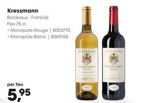 Kressmann Bordeaux - Frankrijk Fles 75 cl