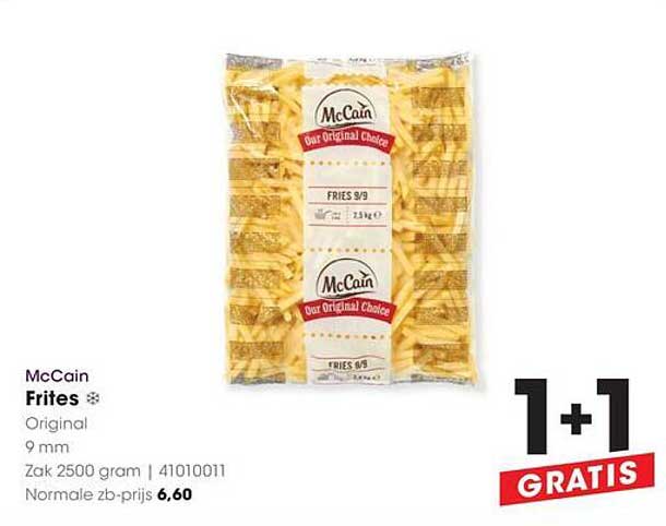 McCain Frites 9 mm - 1 + 1 GRATIS