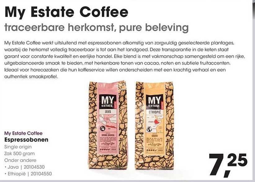 My Estate Coffee Espressobonen