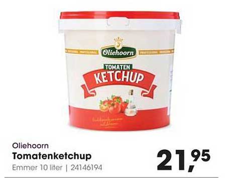 Oliehoorn Tomatenketchup 10 liter