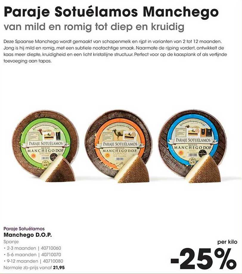 Paraje SotuéLamos Manchego D.O.P. van mild en romig tot diep en kruidig