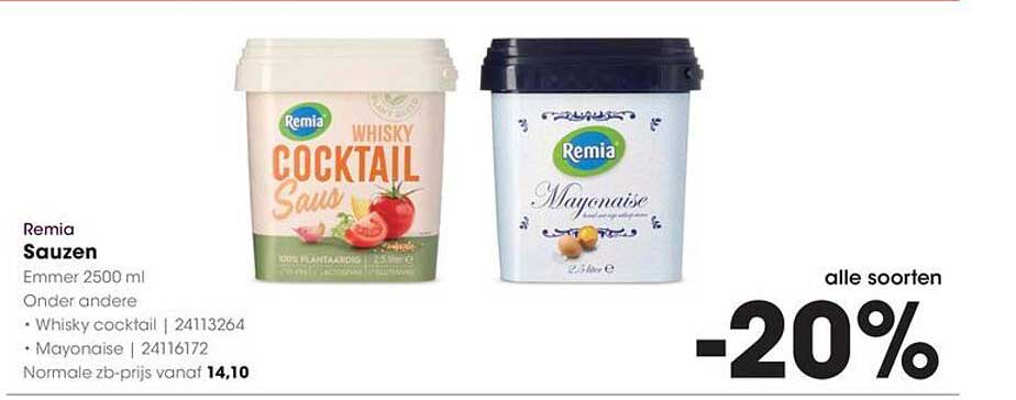 Remia Sauzen - 20%