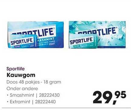 Sportlife Kauwgom