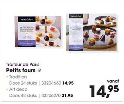 Traiteur de Paris Petits fours